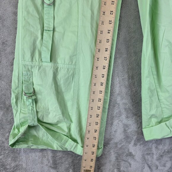 BDG Cargo Pants Womens XS Mint Green Wide Leg D-Ring Pockets Urban Outfitters - Picture 6 of 16